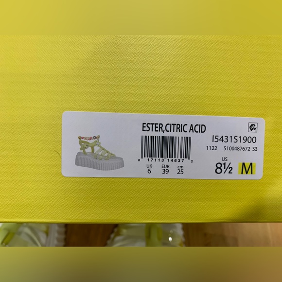 Circus. NY, the Ester Beaded Anklet Fisherman Platform Sandals in Citric Acid. - Picture 12 of 15